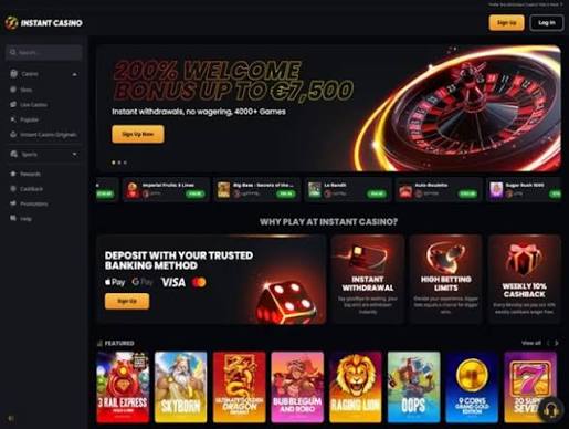 Testbericht Instantaneous Casino