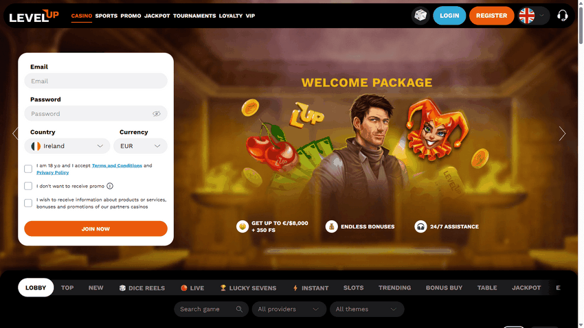 LevelUp Gambling Establishment Benefits and Repayment Methods Evaluation: Invite Plan, Down Payments, and Withdrawals LevelUp Gambling Establishment Benefits and Repayment Methods Evaluation: Invite Plan, Down Payments, and Withdrawals
